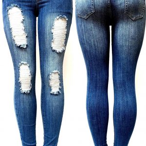 Womens Blue Denim Street